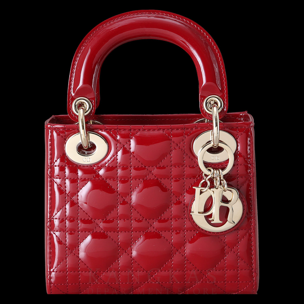 CHRISTIAN DIOR(USED)크리스찬디올 레이디디올 페이던트 미니 레드
